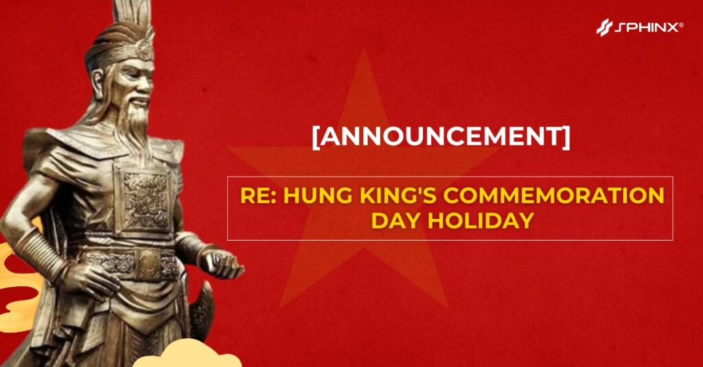 HUNG KING'S COMMEMORATION DAY HOLIDAY