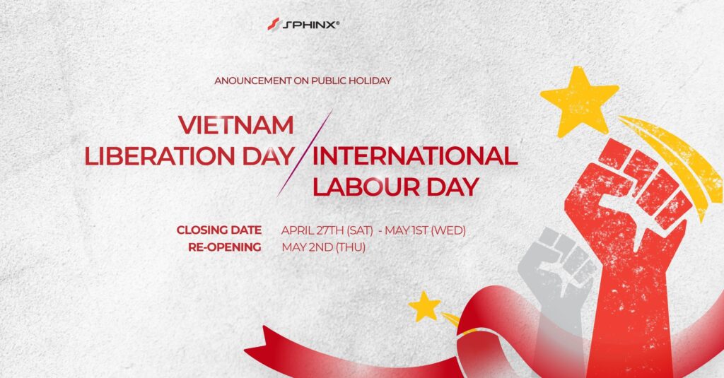 VIETNAM LIBERATION DAY & INTERNATIONAL LABOUR DAY